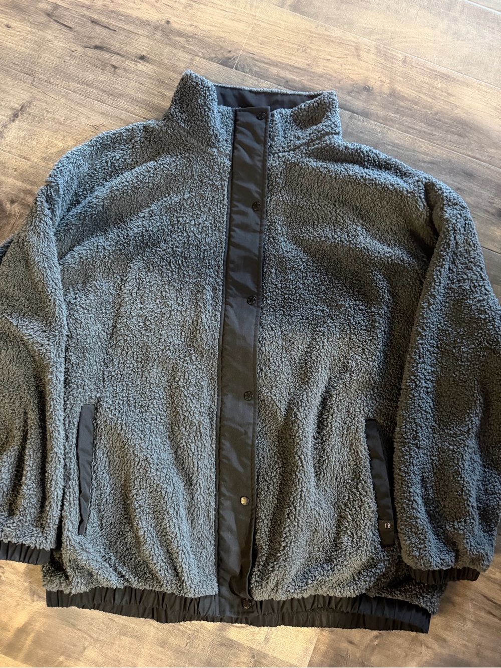 Little Bipsy Men's Sherpa Fleece Jacket - Gray